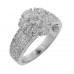 2.30 Ct. TW Ladies Round Diamond Cluster Anniversary Ring