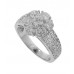 2.30 Ct. TW Ladies Round Diamond Cluster Anniversary Ring