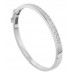 3.00 Ct TTW Channel Set Round Diamond Bangle Bracelet in 14 kt White Gold