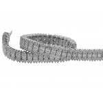 7.10 ct LadieThree Row Diamond Bracelet With High Quality Diamonds