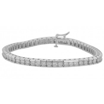 3.00 ct Ladies Round Cut Diamond Tennis Bracelet With High Quality Diamonds