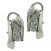 1.50 ct TW Ladie's Round Diamond Huggy Earrings In F Color VS2 In Clarity
