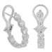 1.60 Ct. TW Round Diamond Huggie Earrings With Omega Clip Backs