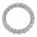 3.00ct Ladies Round Cut Diamond Eternity Wedding Band Platinum Ring High Quality