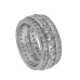 6.00 ct Round Cut Diamond Eternity Wedding Band Ring In 14 kt  White Gold