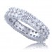 3.00 Ct. TW Round Diamond Double Wide Eternity Wedding Band