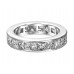 4.00 Ct. TW Princess Diamond Eternity Wedding Band in Channel Setting