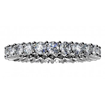 2.50 Ct. TW Round Diamond Eternity Wedding Band Ring