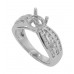 1.30 Ct. Round Diamond Engagement Semi Mounting Ring