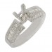 1.25 ct Ladies Round Cut Diamond Semi Mounting Ring