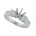 1.00 ct Ladies Round Cut Diamond Semi Mounting Ring